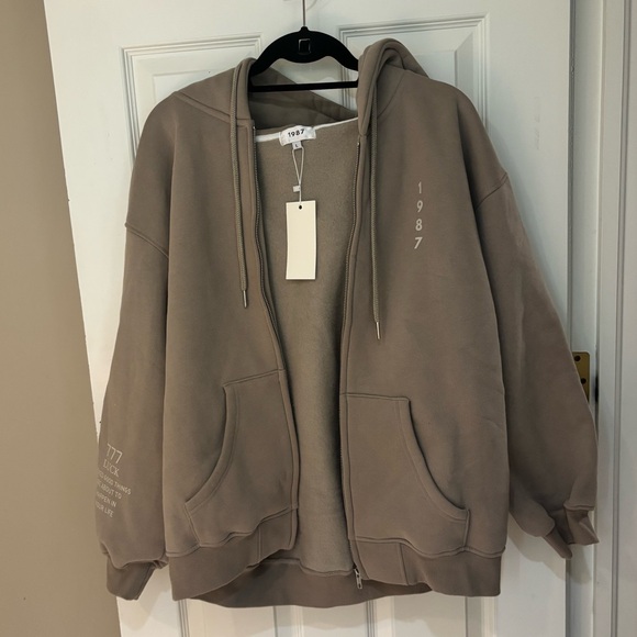 NWT 1987 Label 777 Zip up and Sweatpants Set in Nantucket Size Large L - Picture 11 of 16